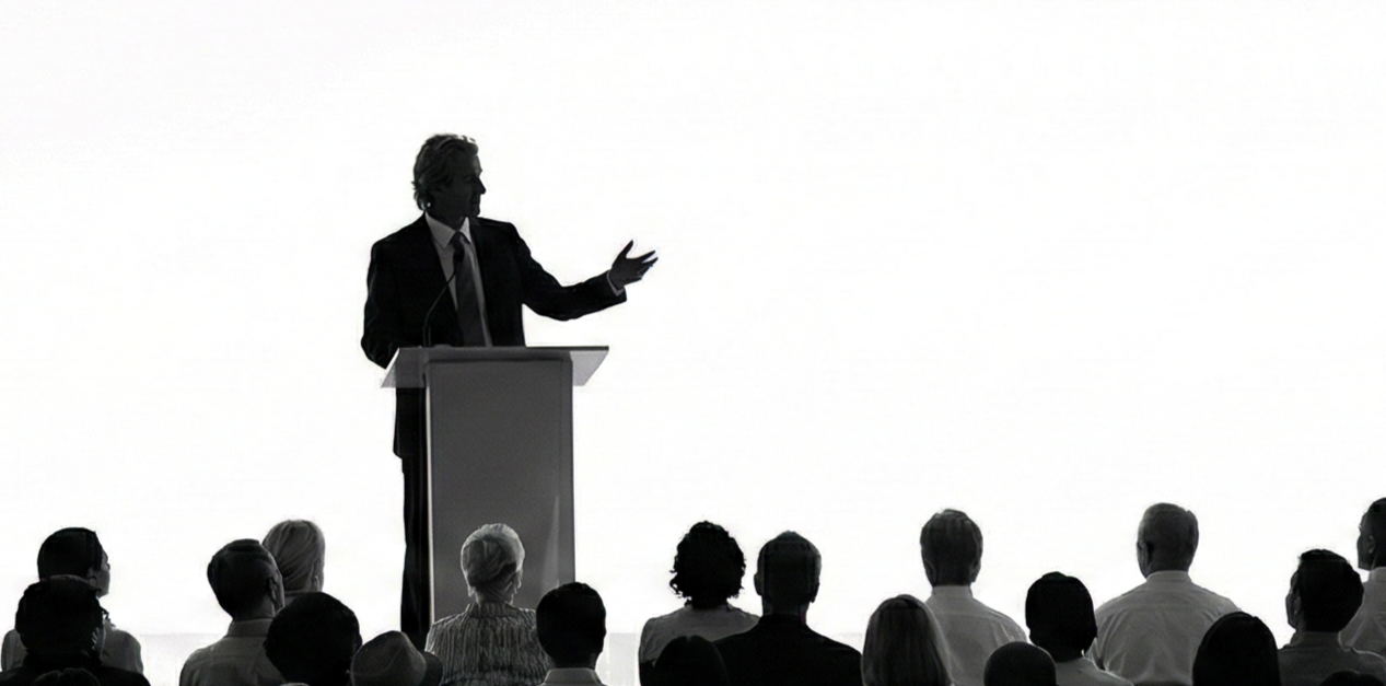 Audience silhouettes